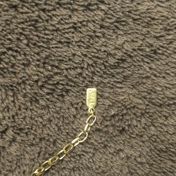 1928 Brand, gold tone and faux pearl, charm necklace - Picture 6 of 7